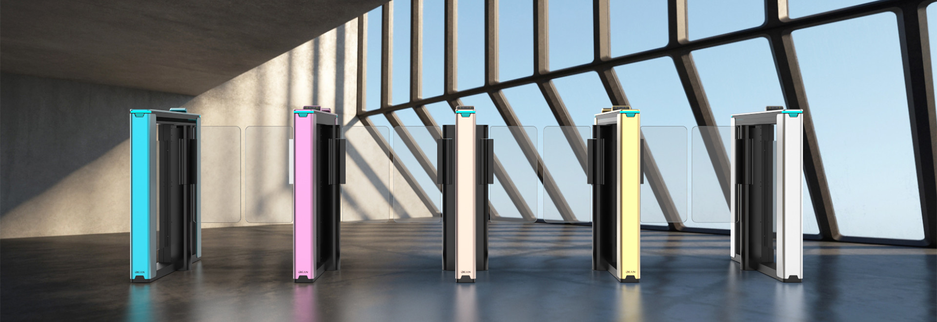 Kualitas Flap barrier turnstile pabrik