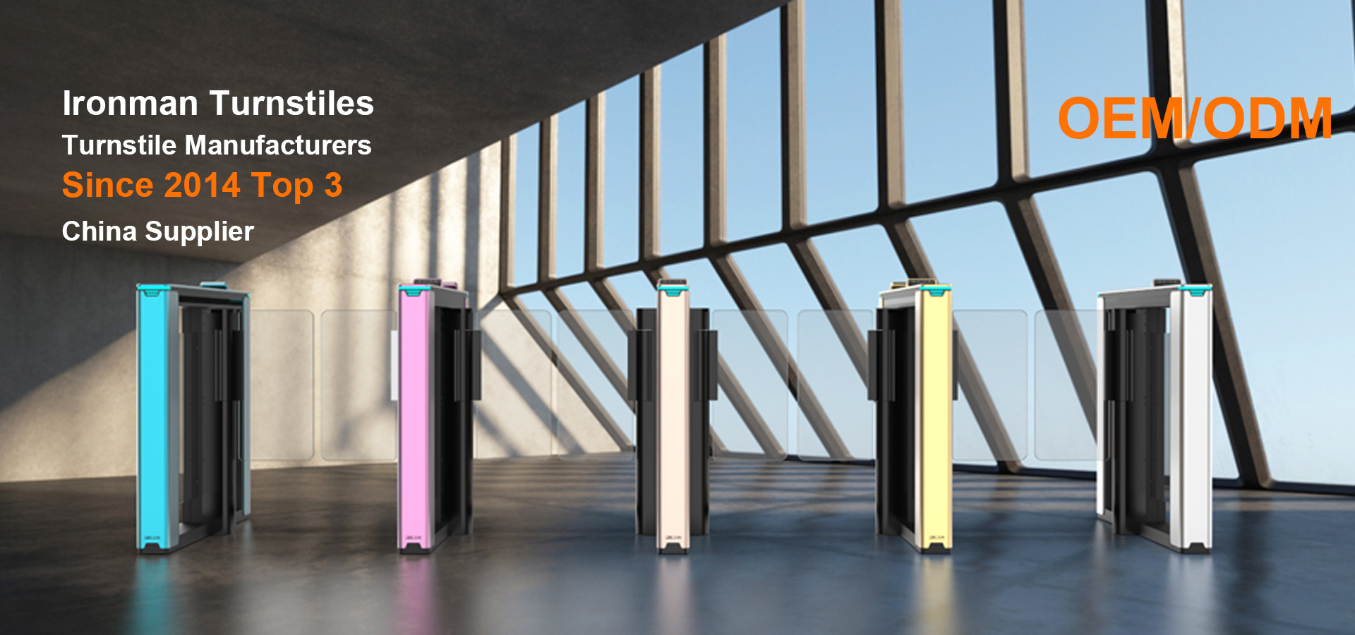 Kualitas Flap barrier turnstile pabrik