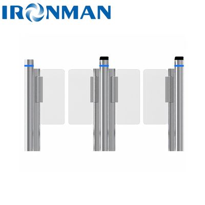 Kualitas  Speed Gate Turnstile with 10mm Acrylic, Swing Turnstile For Hospitals / Hotels pabrik