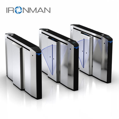 Speed Gate Turnstile 10mm Acrylic Swing Door Untuk Rumah Sakit / Hotel