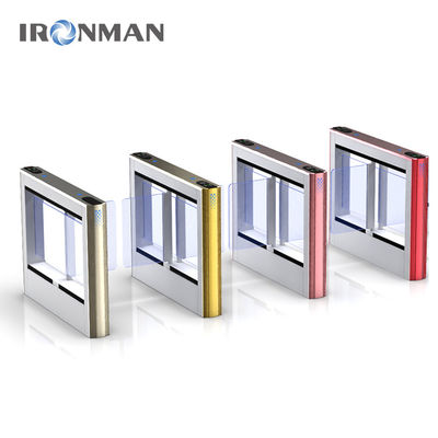 Pengendalian Akses Gerbang Pejalan kaki Servo Motor Swing Barrier Optical Swing Turnstile
