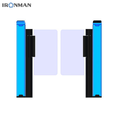 Acrylic / Tempered Glass Turnstile Gate dengan Face Recognition Solusi Kontrol Akses Ultimate