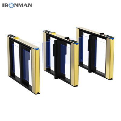 Swing Gate Turnstile Paling Populer dari Speedgate Optik Pengakuan Wajah untuk Supermarket