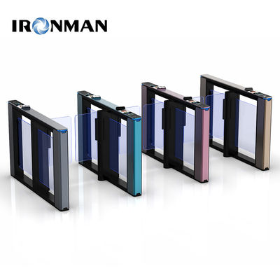 IRONMAN IM.LB.01 Multicolor Optical Speed Gate Turnstile untuk Kontrol Akses Bangunan