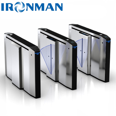 Double Wing Face Recognition Turnstile Anti Clipping Untuk Stasiun Metro