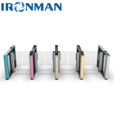 Swing Barrier Turnstile Gate 1500 * 120 * 980mm Untuk Bandara / Perpustakaan