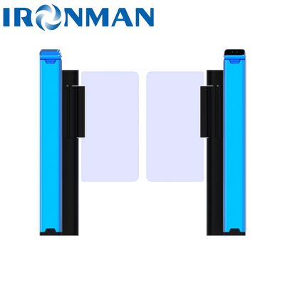 Acrylic / Tempered Glass Turnstile Gate dengan Face Recognition Solusi Kontrol Akses Ultimate