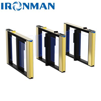 Swing Gate Turnstile Paling Populer dari Speedgate Optik Pengakuan Wajah untuk Supermarket