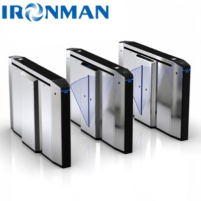 Speed Gate Turnstile 10mm Acrylic Swing Door Untuk Rumah Sakit / Hotel