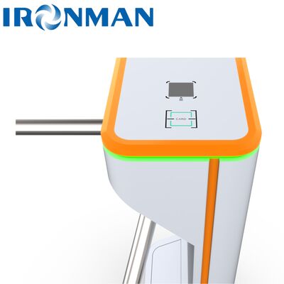 Tripod Turnstile Fast-Passage Anti-Tailgating 3-Arm Access Control Gate untuk kantor dengan lalu lintas tinggi Sekolah Gym dan pintu masuk umum